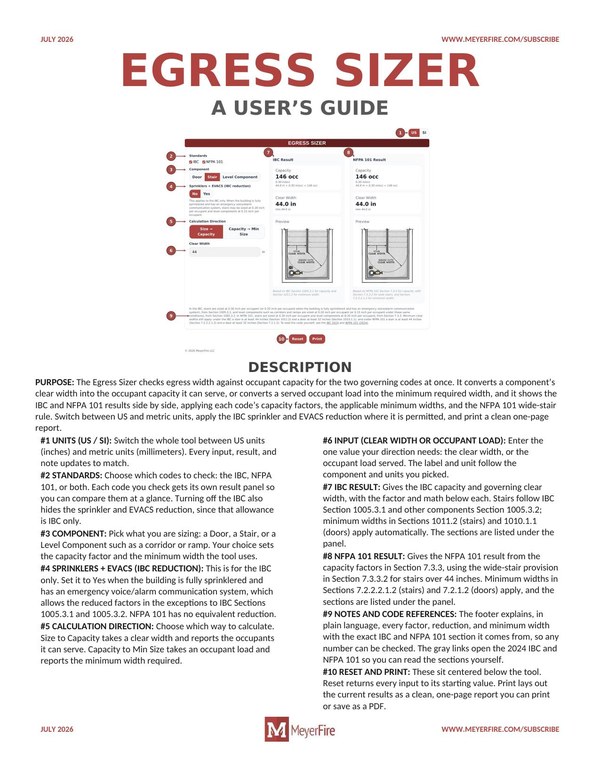 Egress Sizer Guide Preview