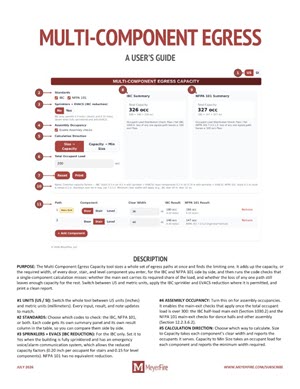 Multi-Component Egress Capacity Guide Preview