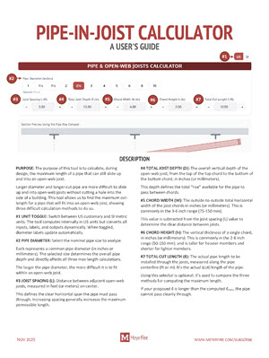 Pipe in Joists PDF Preview